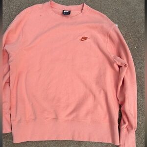Nike light pink sweatshirt crewneck